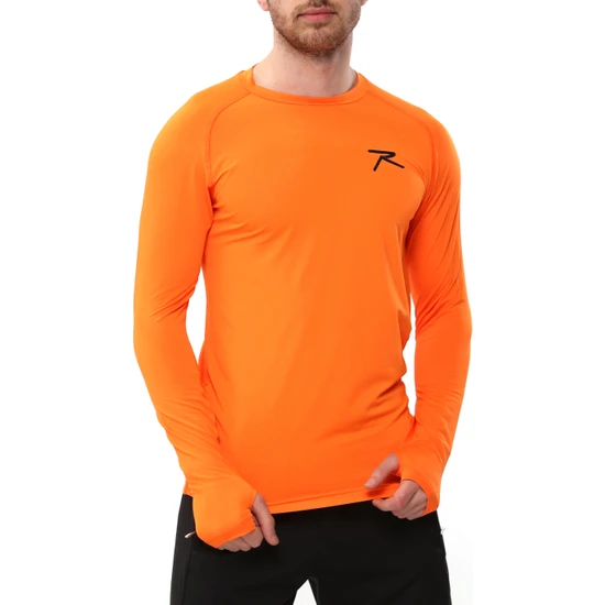 Raru Uzun Kollu T-Shirt Importo Oranj