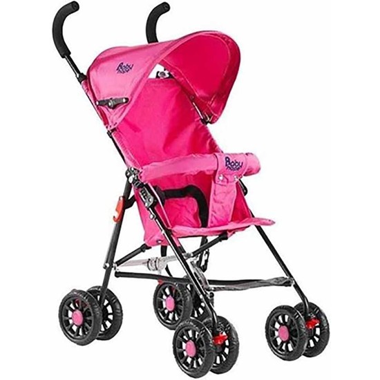 Babyhope SC107 Baston Bebek Arabası Pembe 0-18 kg Taşıma Kapasitesi ile Katlanabilir ve Pratik