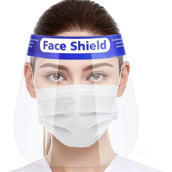 Face Shield Yüz Koruyucu Siperlik 5 Adet