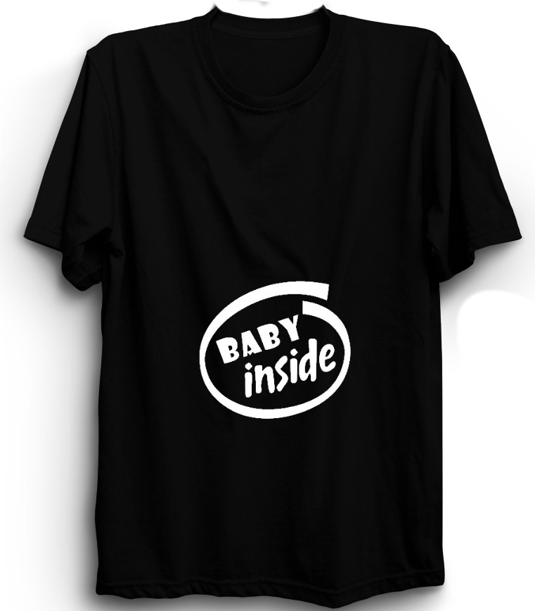 The Fame Baby Inside, Bebek Içerde, Pregnant, Hamile Tişörtü görsel 2