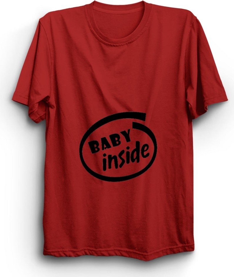 The Fame Baby Inside, Bebek Içerde, Pregnant, Hamile Tişörtü görsel 3