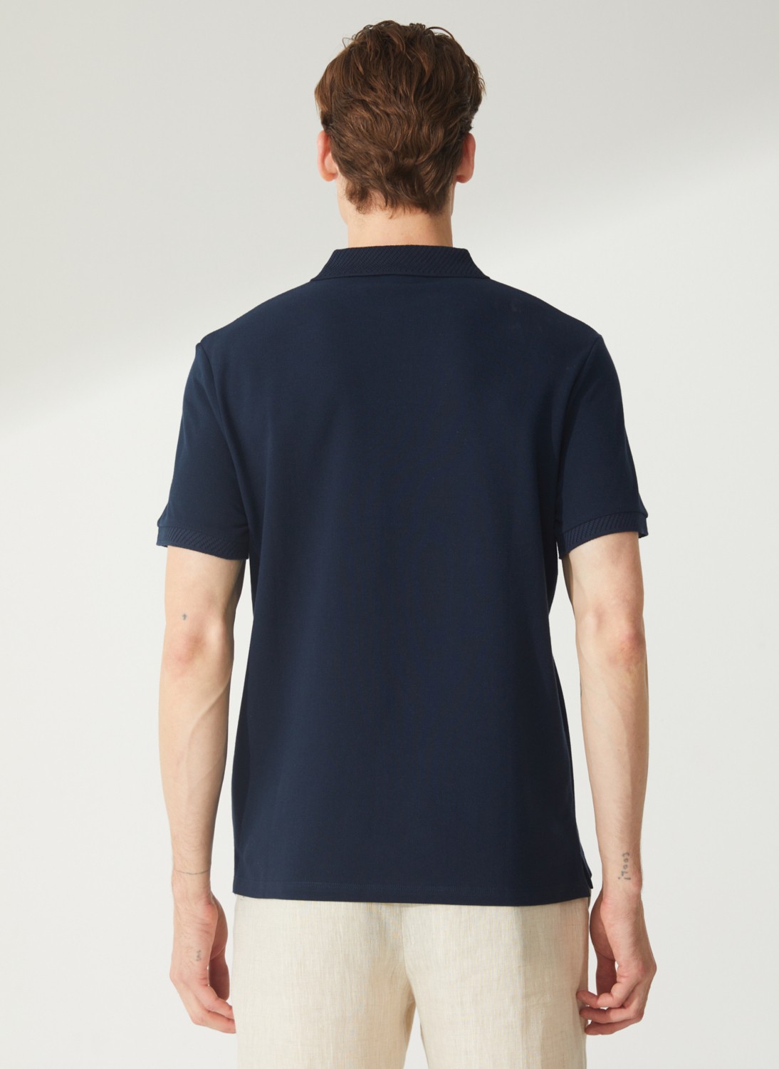 Altınyıldız Classics Koyu Lacivert Erkek Polo T-Shirt 4A9000000002 görsel 5