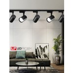 Led Projem 30WLED Ray Spot Siyah 5'li Set