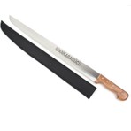 Lorbeer Kılıflı 55 cm Ankara Döner Bıçağı Ahşap Saplı Keskin Malzeme ile Üretilmiştir