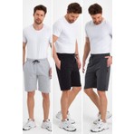 Mmetalic Regular Fit Yanları Cepli Rahat Kesim 3'lü Erkek Şort