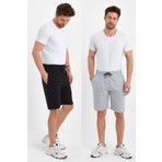 Mmetalic Regular Fit Yanları Cepli Rahat Kesim 2'li Erkek Şort