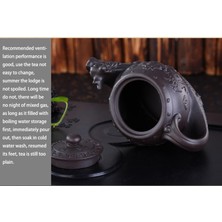 Haitn Çin Yixing Mor Kil Çaydanlık, Radial Dragon Çay Potu Büyük Kapasiteli El Yapımı Kil Çay Seti Kettle Kung Fu Teapot | Çaydanlıklar (Yurt Dışından)