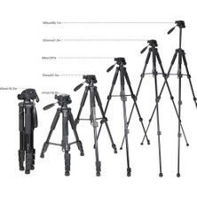 Techmaster T11 Kamera Youtuber Dslr Canon Nikon Sony Tripod 140CM 5kg Kapasite