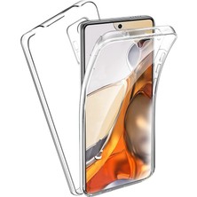 Apsuwa Kılıfshop Xiaomi Mi 11T Pro Kılıf Ön Arka 360 Koruma Şeffaf Silikon