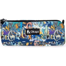 Okapi Kalem Çantası Silindir Trendy OKP-104