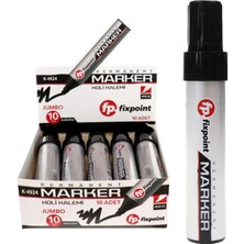 Fixpoint Jumbo Koli Kalemi Marker 10 mm SIYAH10 Adet