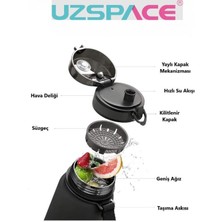 Uzspace Snatch Tritan Su Matarası - 650ML