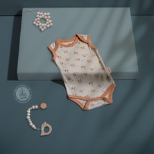 Tiffany Baby Kız Bebek Çiçek Desenli Body Krem/somon 38009