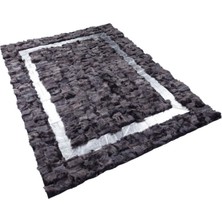 Dericibey Koyu Kahverengi Gümüş Varaklı Toskana Halı 80 x 150 cm