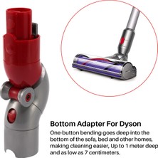 Gorgeous Alt Adaptör Dyson V7 V8 V10 V11 Hızlı Bırakma Aracı Alt Adaptör 967762-01 Elektrikli Süpürge Aksesuarları (Yurt Dışından)