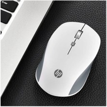 Hp S1000 Plus Kablosuz Mouse Bluetooth 2.4ghz Sessiz Mouse Pc Laptop 1600-DPI Fare Mause Beyaz