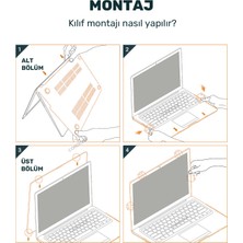 Conocer Macbook Pro 13' M1-M2 2020-22 Uyumlu Kapak Kılıf (A2251/A2289/A2338)