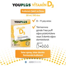 Youplus 400 IU Vitamin D3 20 ml Sprey