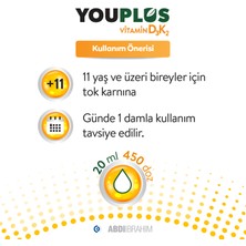 Youplus Vitamin D3K2 1000 IU 20 ML Oral Damla - Abdi İbrahim