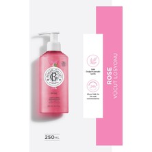 Roger&Gallet Rose Nemlendirici Vücut Losyonu 250 ml Hassas Ciltler İçin Shea Yağı ve Gül Özü