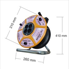 M3 Decorium Uzun Kalın 50 Metre Elektrikli Otomobil Araç Araba Scooter Motorsiklet Bisiklet Şarj Uzatma Kablosu