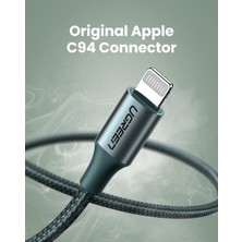 Htun Mfı USB C Şimşek Iphone Charger Kablosu iPhone 12 Mini Pro Max 8 Pd 18 W 20W MacBook Için Hızlı Şarj Veri Kablosu | Cep Telefonu Kabloları (Yurt Dışından)