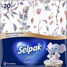 Selpak Deluxe Peçete 20'li 10 Paket