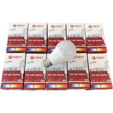 Fırat 9W LED Ampul 6500K 10 Adet
