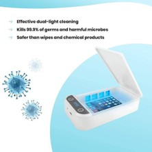 Htun Uv Işık Temizleyici Kutusu Tweerzers Sterilizatör Taşınabilir Uvc Dezenfektan Aroma Fonksiyonu Telefon Temizleyici Kirpik Uzatma Aracı Için | Yanlış Kirpik Aksesuarları (Beyaz) (Yurt Dışından)