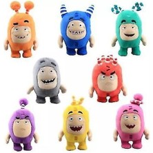 Htun 8 Adet / Grup Oddbods Karikatür Peluş Oyuncaklar Dolması Çocuklar Oyuncak Koleksiyonu Çocuklar Bebek Noel Doğum Günü Hediyesi Ev Dekorasyon 18 cm (Yurt Dışından)