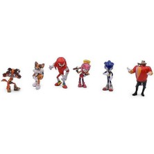 Htun 6pcs Anime Sonic Hedgedog Pvc Figür Bebek (Yurt Dışından)