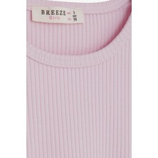 Breeze Kız Çocuk Uzun Kollu Bluz Fırfırlı 2-6 Yaş, Pembe