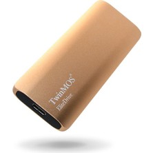 Twinmos 512GB Taşınabilir External SSD USB 3.2/type-C (Gold)