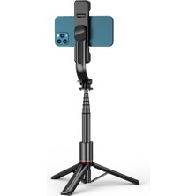 Hobimtek L12 Işıklı Selfie Çubuğu 3 Renk Uzaktan Kumandalı 116 cm Tripod Özçekim Alüminyum