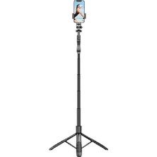 Hobimtek Hp-T11 Çok Amaçlı Tripod Selfie Kumandalı 153 cm Anroid Ios Go Pro Uyumlu