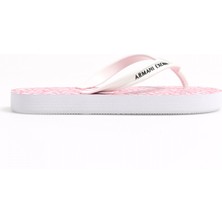 Armani Exchange Kauçuk Beyaz Kadın Sandalet XDQ010XV700S606