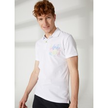 Fred Mello Beyaz Erkek Polo T-Shirt FM23S26QUWHITE