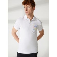 Fred Mello Beyaz Erkek Polo T-Shirt FM23S26QUWHITE