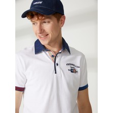 Fred Mello Beyaz Erkek Polo T-Shirt FM23S23QCWHITE
