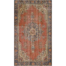 Sempati Halı Ilham Verici Vintage El Işlemeli Jüt Halı Halı - 154X264 cm 9953