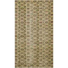 Sempati Halı Ilham Verici Vintage El Işlemeli Yün  Halı - 150X261 cm 9972
