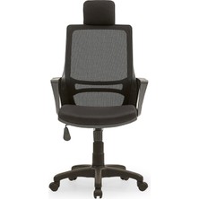 Mehmet Yaren Büro Arya3 Bilgisayar Koltuğu  - Ofis - Müdür - Büro - Çalışma Sandalyesi Siyah Renk Plastik Ayaklı