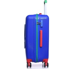 Benetton 14BNT700-02-SX Trolley 60 Cm Sax Orta Boy Valiz