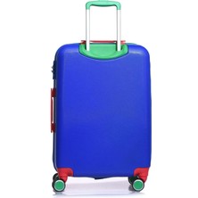 Benetton 14BNT700-02-SX Trolley 60 Cm Sax Orta Boy Valiz