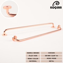 Koçsan Efsun Kulp Lüks Country Mutfak Mobilya Dolap Çekmece Kulpu Rose 320 mm