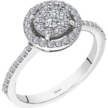 Sirius Pırlanta 3 Karat Tektaş Görünümlü Pırlanta Yüzük 0417R0311