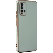 Newface Xiaomi Redmi 9t Kılıf Volet Silikon - Açık Yeşil