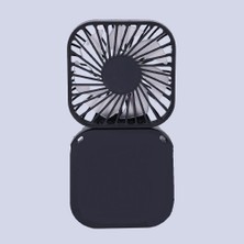 Torima F-05 Mini Fan Tutmalı Şarjlı 3 Kademeli Vantilatör Klima Soğutucu Fan Siyah