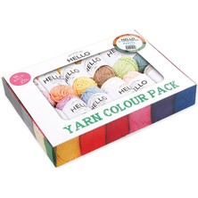 Hello Tuva Hello 12'li Iplik Seti Pastel