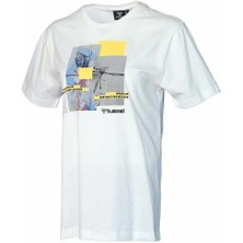 Hummel Hml Jarvan T-Shırt S/s Erkek Tişört 911640-9003 Beyaz - L